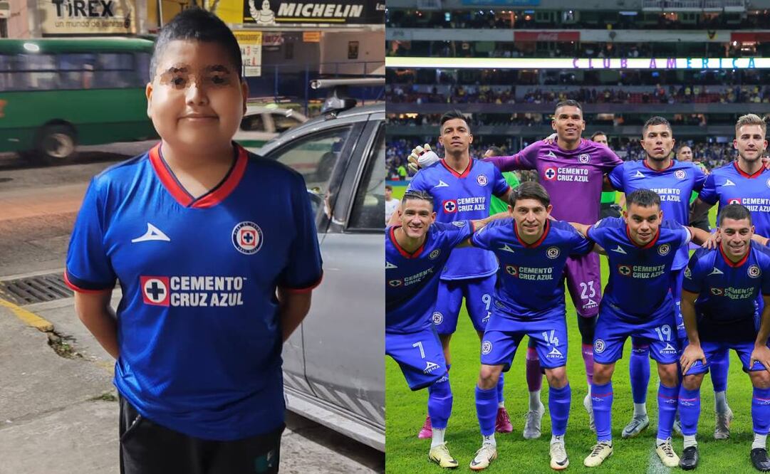 José Armando, aficionado de Cruz Azul, podrá cumplir su sueño de ver un partido en vivo. Foto: Especial