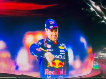 The Sphere de las Vegas trolea al Checo Pérez tras ser eliminado