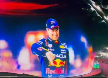 The Sphere de las Vegas trolea al Checo Pérez tras ser eliminado