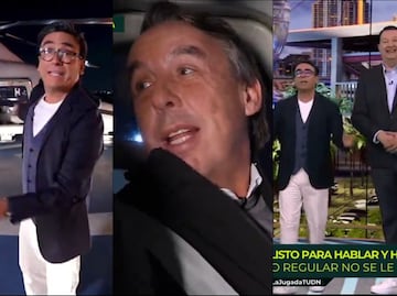 Emilio Azcárraga la hizo de piloto de Adal Ramones en el banderazo de salida de la 'Jugada del Verano'