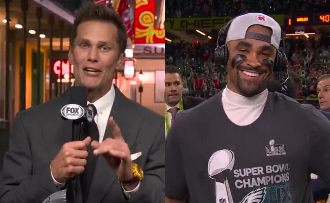 Tom Brady dio un consejo valioso a Jalen Hurts tras conquistar el Super Bowl LIX con los Phladelphia Eagles. FOTO: imago7