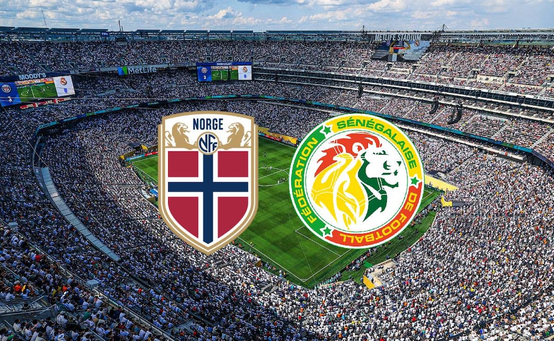 Noruega enfrenta a Senegal en el estadio Nueva York Nueva Jersey / Foto: Especiales