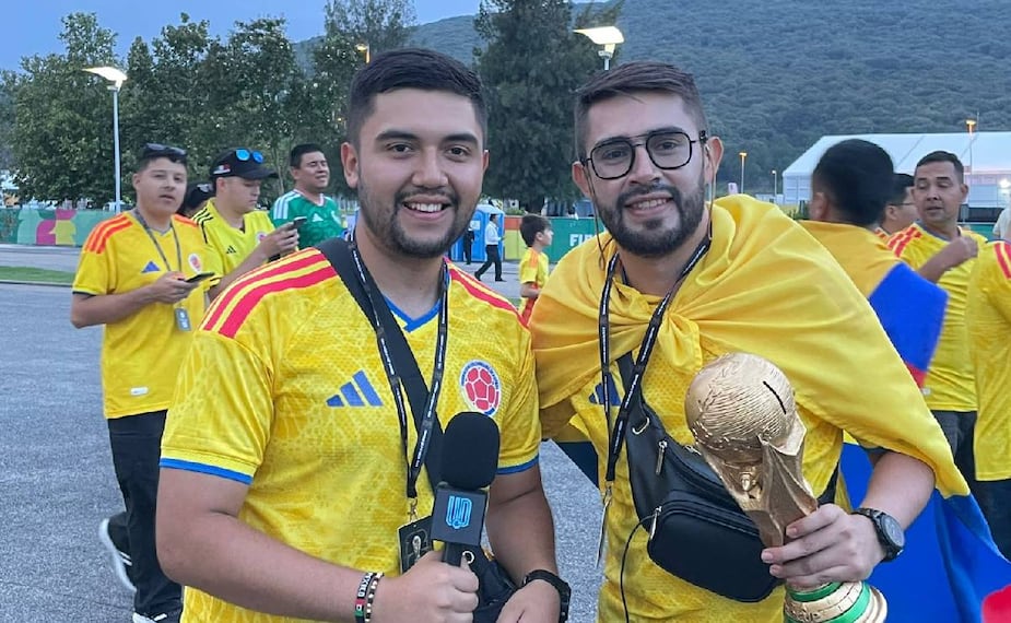 Guadalajara se pinta de amarillo con la impresionante invasión de Colombia, FOTO: Miguel Flores | EL UNIVERSAL