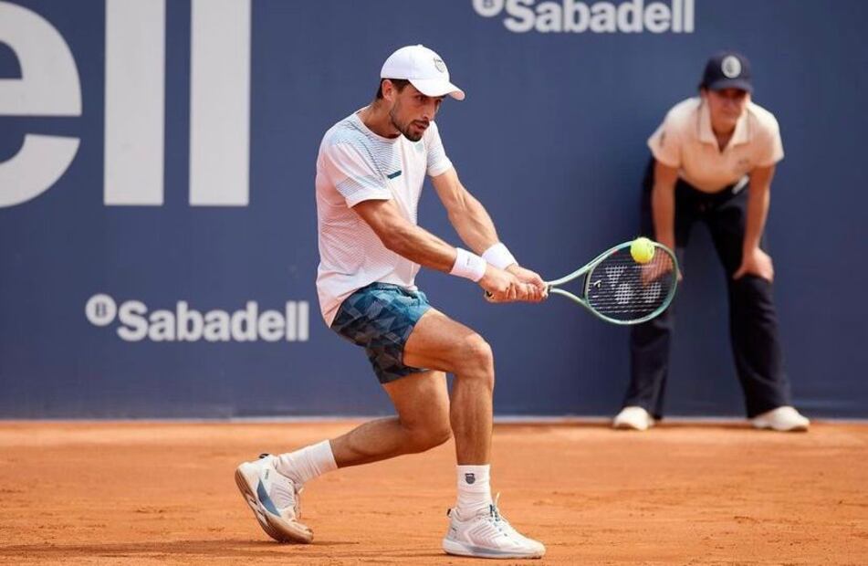 Pedro Cachin cayó ante Rafael Nadal en el Masters 1000 de Madrid. Fuente:  Instagram @pecachin