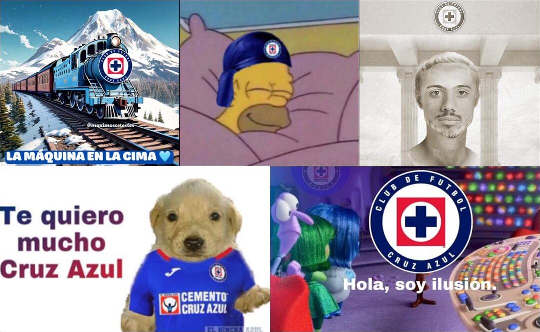 Los usuarios de las redes sociales crearon divertidos memes tras el triunfo de Cruz Azul. FOTOS: Especiales