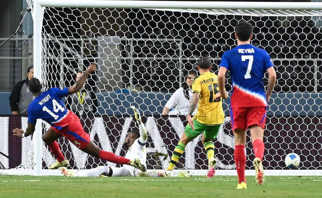 Haji Wright, con su doblete, acabó con las ilusiones de Jamaica en la Concacaf Nations League. Foto: AP