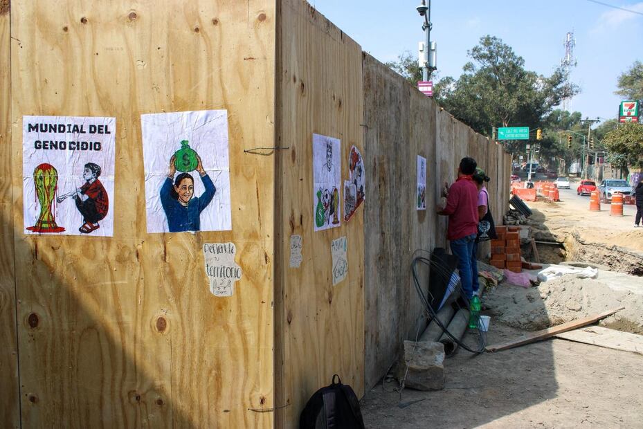 Vecinos de Santa Úrsula convocan a una posada contra la Copa del Mundo - Foto: Maritza Villagómez