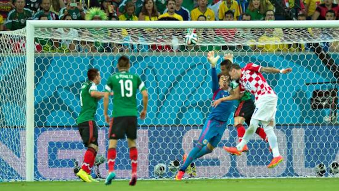 Memo Ochoa recibió su primer gol en Mundiales ante Croacia en Brasil 2014. Foto: Imago7