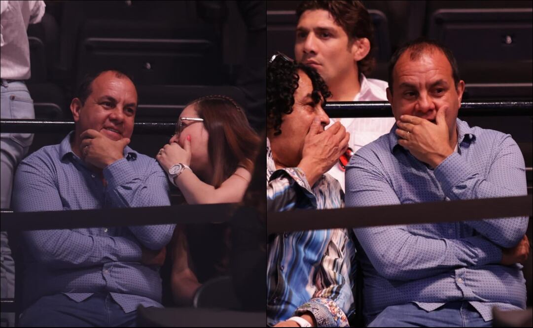 Cuauhtémoc Blanco apareció en la Arena Ciudad de México para presenciar la función de la UFC México. Foto: Carlos Mejía / EL UNIVERSAL