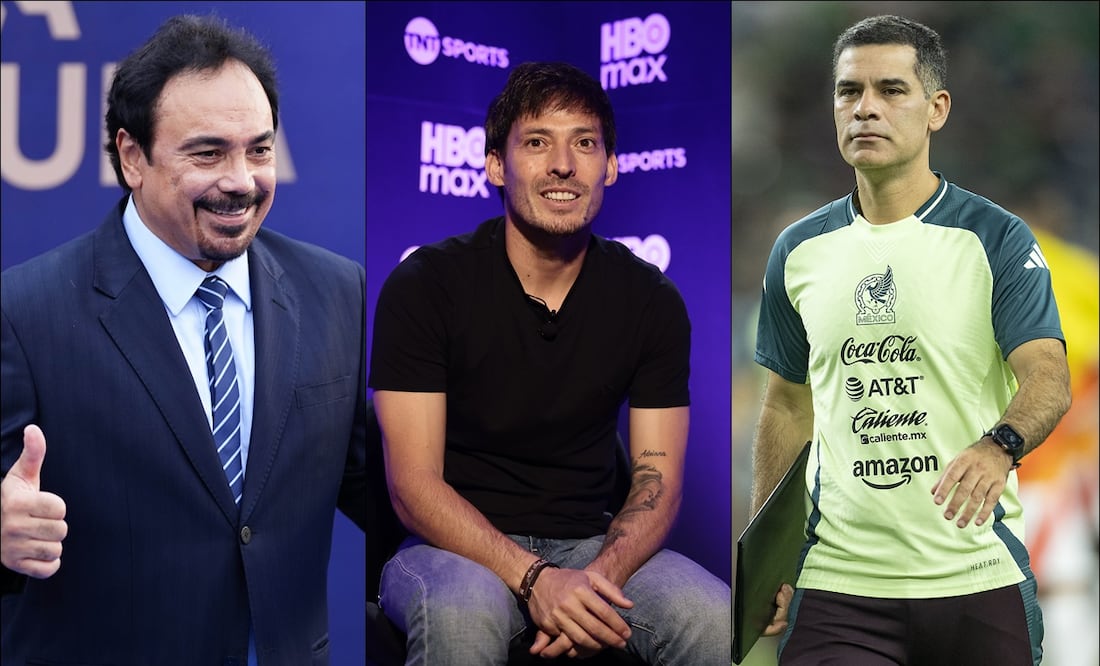 Hugo Sánchez, David Silva y Rafael Márquez. FOTOS: Imago7 / EFE