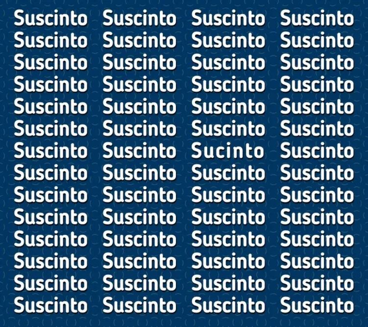 La palabra que debes encontrar es 'SUCINTO' y solo cuentas con 5 segundos.
Foto Producción El Universal
