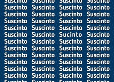 El acertijo visual para personas con un alto IQ: encuentra la palabra 'SUCINTO' en solo 5 segundos