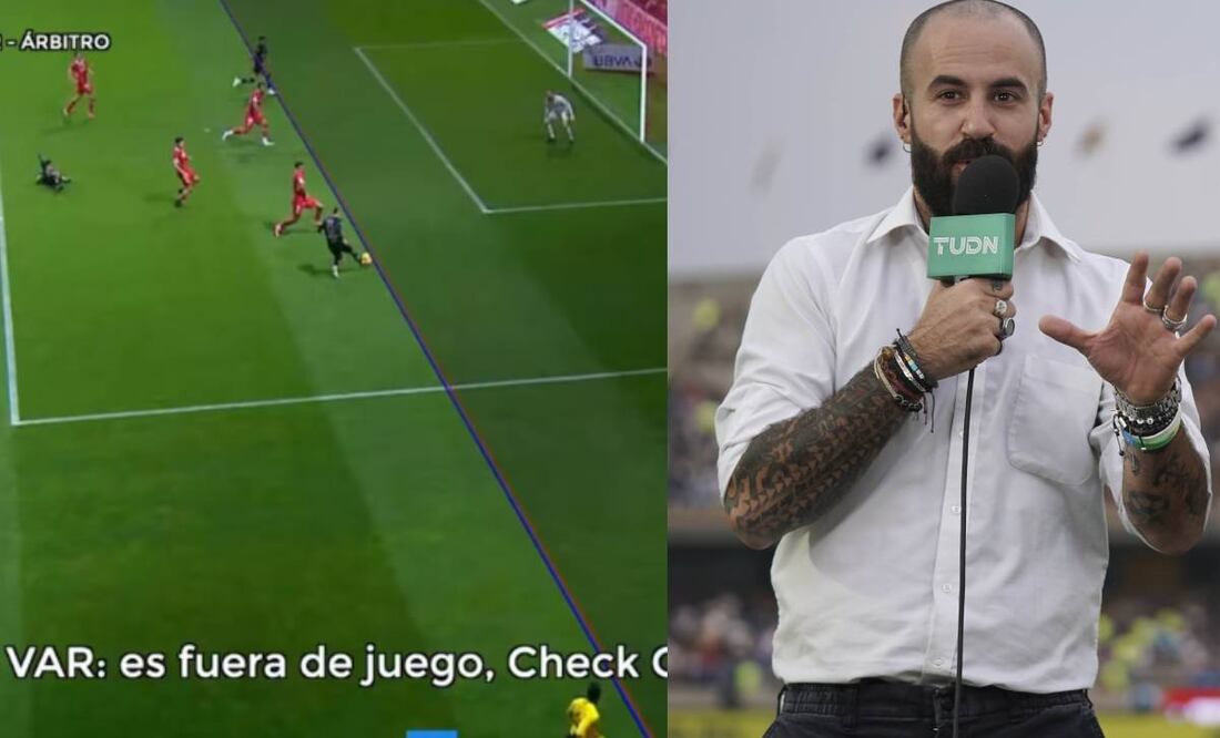 Crosas se mostró molesto por las últimas revisiones del VAR. Foto: Especial.