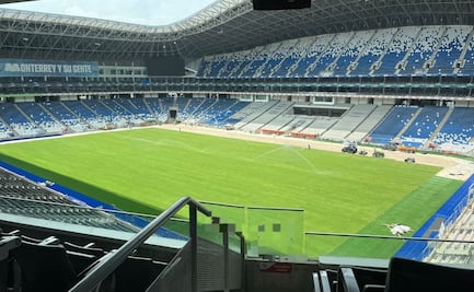 Así luce el estadio BBVA con el nuevo césped para la Copa del Mundo 2026 de la FIFA; lo estrenarán las Rayadas