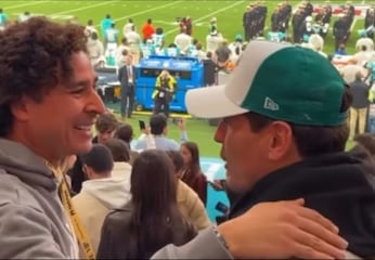 Guillermo Ochoa fue captado junto a Iker Casillas en el Santiago Bernabéu