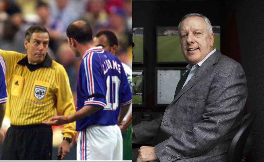 Arturo Brizio recuerda la expulsión a Zinedine Zidane en Francia 1998. FOTOS: Especiales