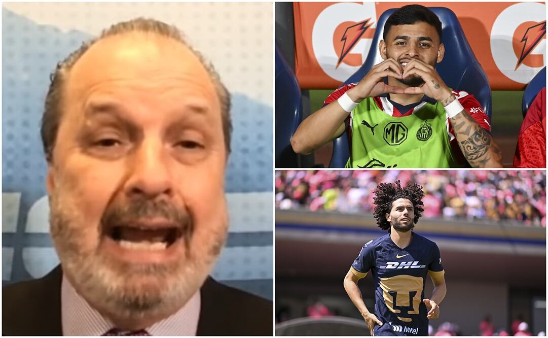 Robertp Gómez Junco en ESPN, Alexis Vega y 'Chino' Huerta / FOTOS: Captura e Imago7