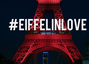 La Torre Eiffel proyectará tu mensaje de amor este 14 de febrero