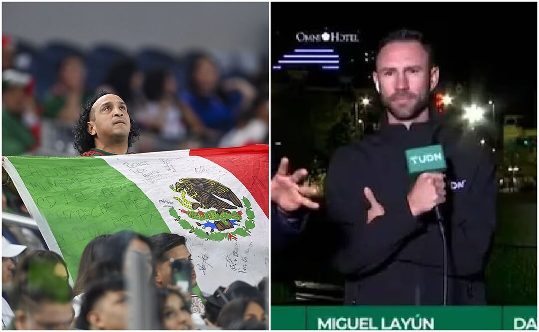 Aficionado de México y Miguel Layún TUDN / FOTO: Imago7 y Captura