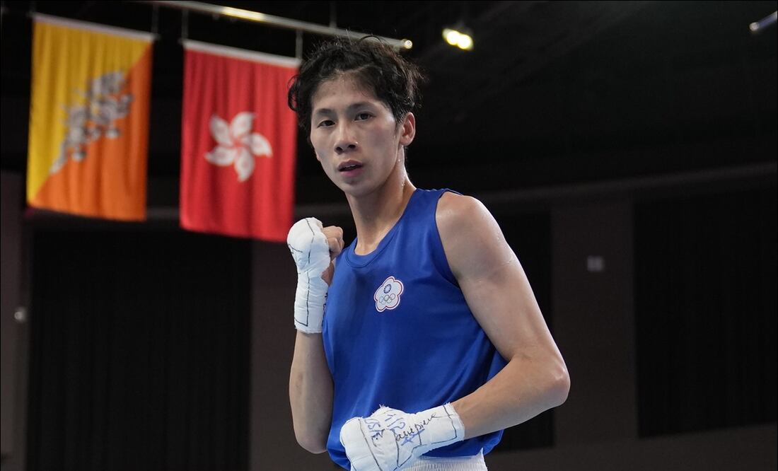 Lin Yu Ting, boxeadora con hiperandrogenismo, entra en combate en París 2024 - Foto: AP