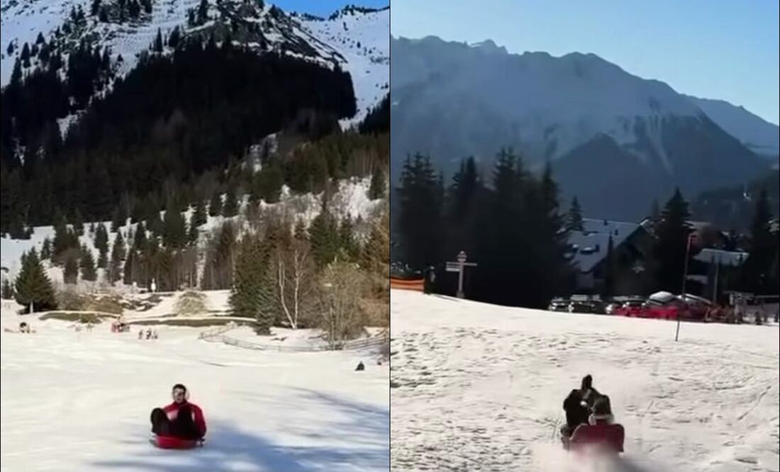 Santiago Giménez se quedó cerca de sufrir un accidente durante sus vacaciones en Suiza / FOTO: ESPECIAL