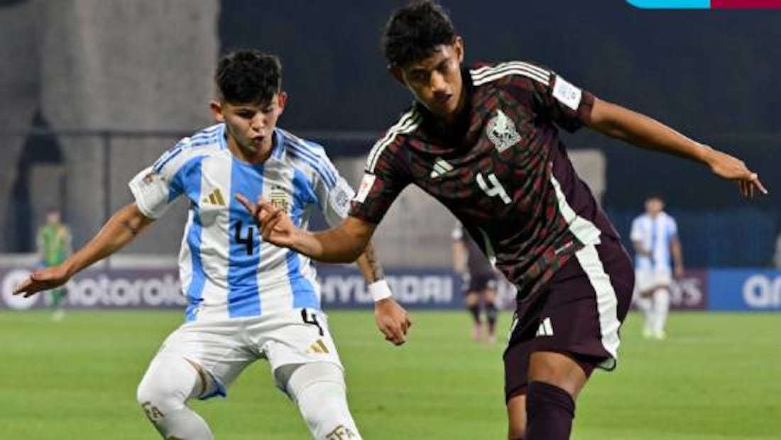 México eliminó a Argentina en el Mundial Sub-17. Foto: @Argentina