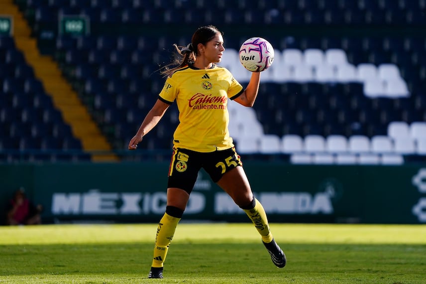 Jana Gutiérrez en partido con el América Femenil, durante la fase regular del Apertura 2026 - Foto: Imago7