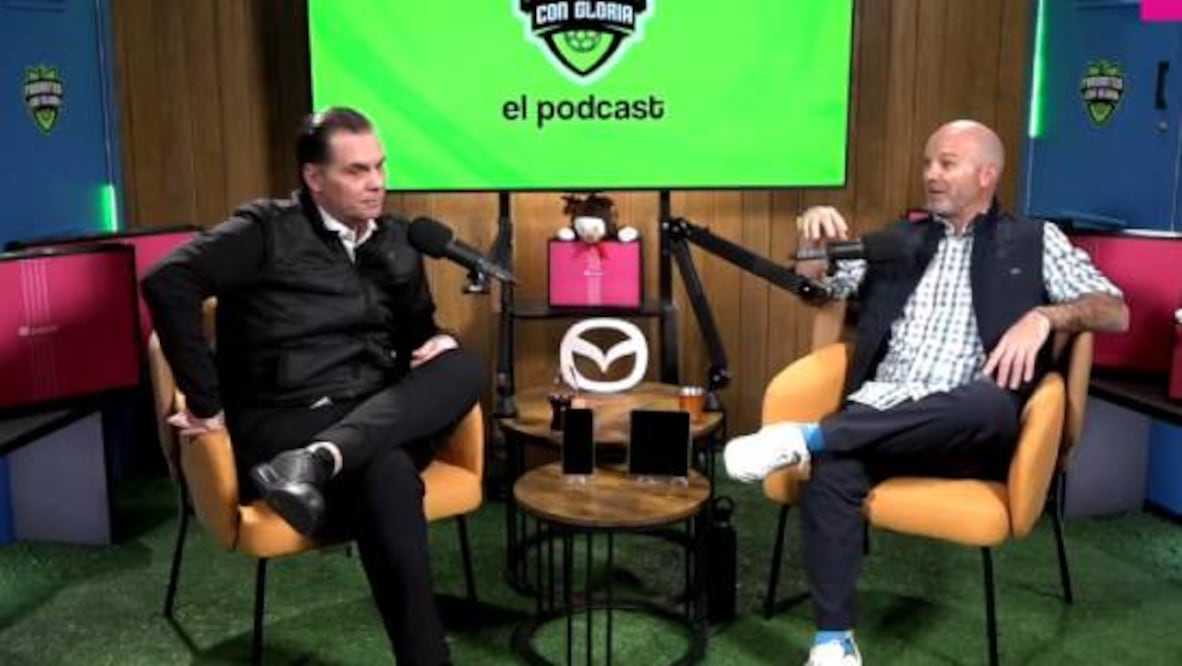 Christian Martinoli y Luis García han tenido mucho éxito con su podcast de 'Farsantes con Gloria'. Foto: Especial