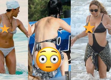 10 famosas que tuvieron un bochornoso accidente con su bikini