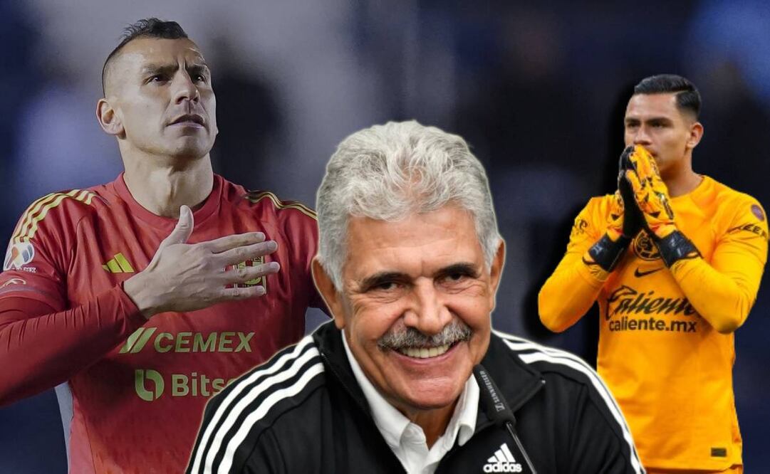 Nahuel Guzmán con Tigres ante Cruz Azul, Ricardo Ferretti y Luis Ángel Malagón / FOTO: Imago7