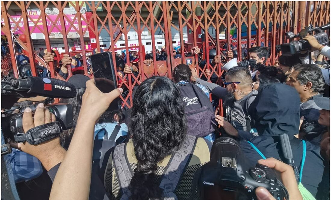 Manifestación en la Plaza de Toros