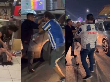Tras la victoria de Cruz Azul ante Monterrey, fans de Rayados protagonizan bronca afuera del BBVA