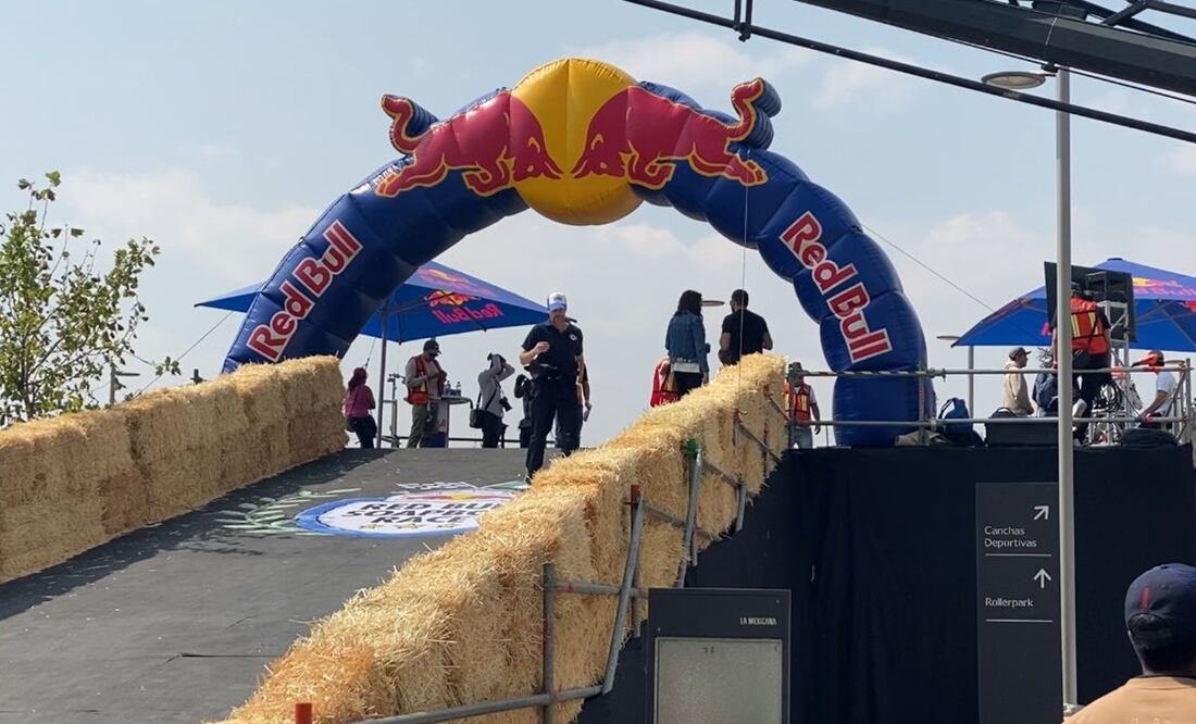 Meta del Red Bull Soapbox Race en el Parque La Mexicana, CDMX / FOTO: El Universal / Nicolás Schiller