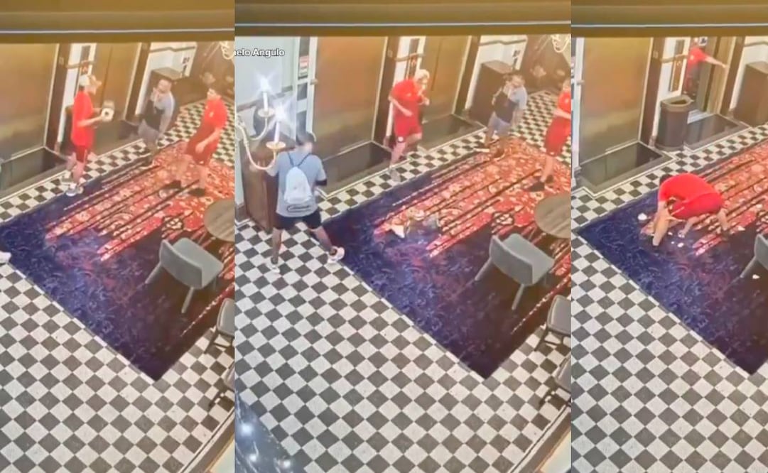 Canelo Angulo y Federico Pereira rompieron un jarrón en el hotel de concentración que está valuando en 12 mil dólares. Foto: Especial