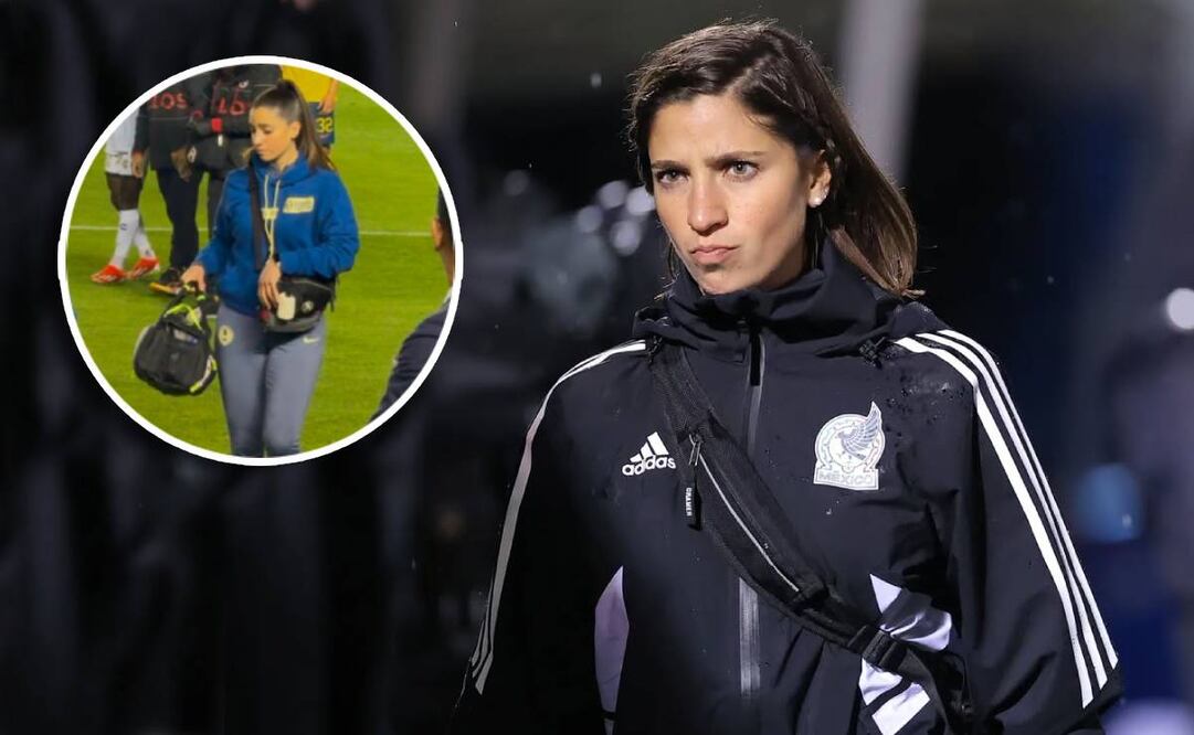Alexia Meouchi, doctora del América, deslumbró con su presencia en el duelo ante los Xolos de la J2. FOTO: @alexiameouchi / Especial
