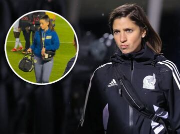 Ella es Alexia Meouchi, doctora del América que enamoró a los aficionados en el partido vs Xolos