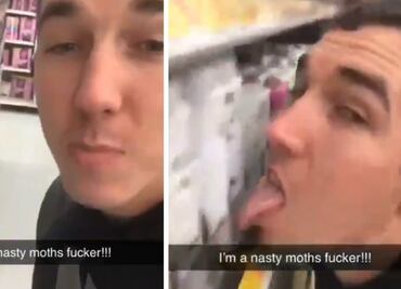 Sujeto lame productos de un supermercado en plena crisis por coronavirus