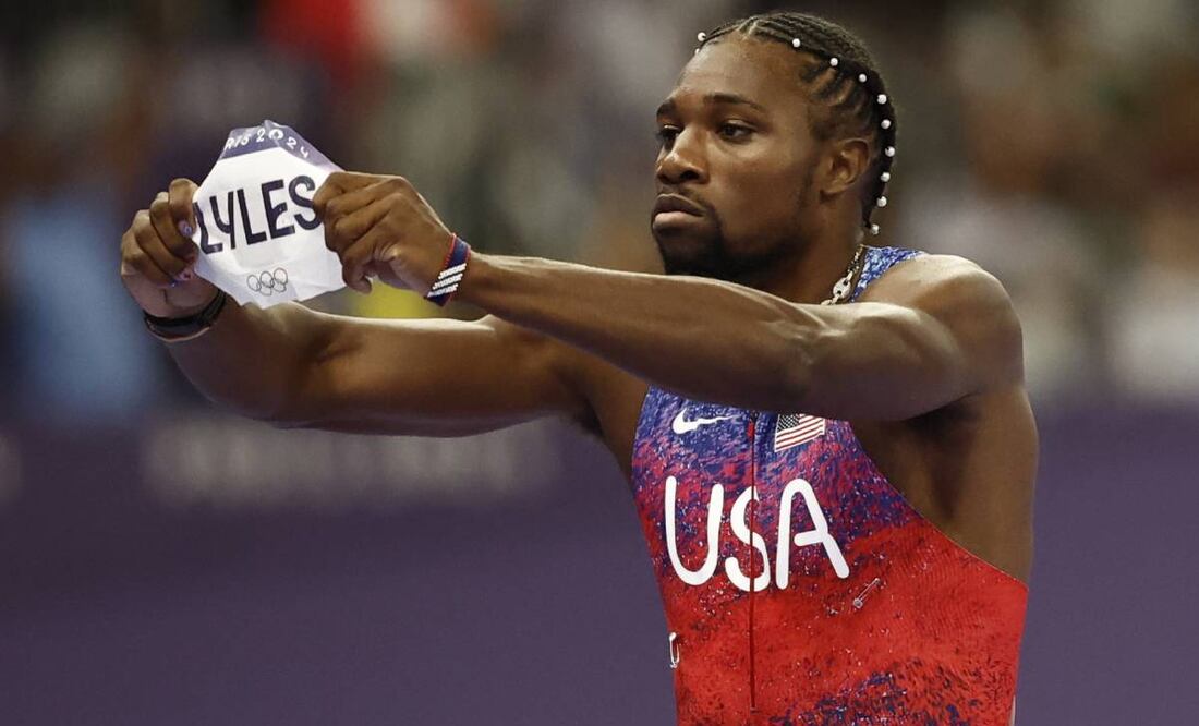 80.000 espectadores que abarrotaron el Estadio de Francia para la final de 100 metros. Foto: EFE.
