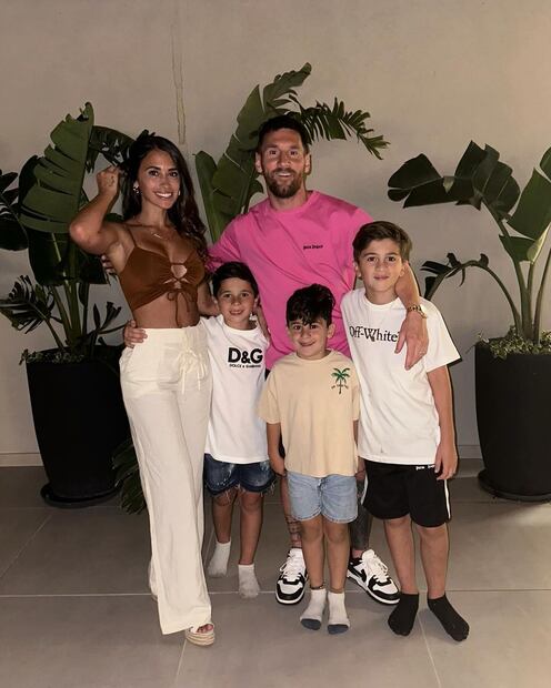 La familia Messi eligió Rosario para celebrar las fiestas. Fuente: Instagram @leomessi