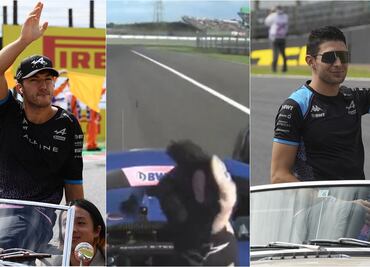 Pierre Gasly hace la "Britney señal" tras dejar pasar a Esteban Ocon en el GP de Japón