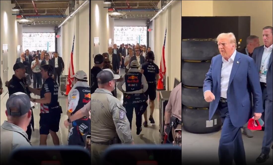 Sergio Pérez ignora a Donald Trump. FOTO: Capturas
