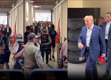 Seguridad de Donald Trump intenta 'frenar' a 'Checo' Pérez y el piloto mexicano los ignora
