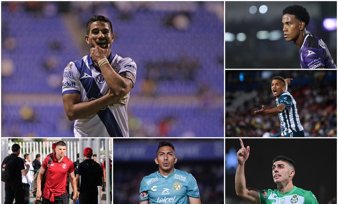 Jugadores de Puebla, Mazatlán, Pachuca, Santos, Toluca y León en Liga MX / FOTO: Imago7