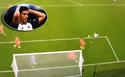 Raúl Jiménez falló una jugada de gol de manera increíble que pudo ser el triunfo del Fulham 