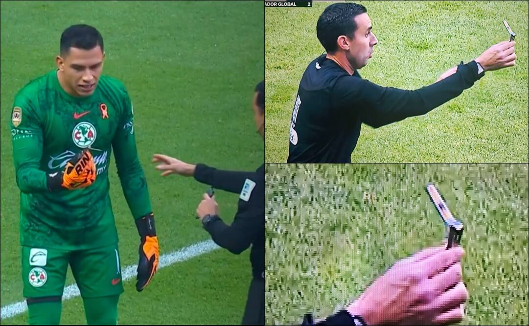 Un cortaúñas fue lanzado desde la tribuna del Estadio Nemesio Diez hacia el guardameta Luis Ángel Malagón. FOTOS: Capturas