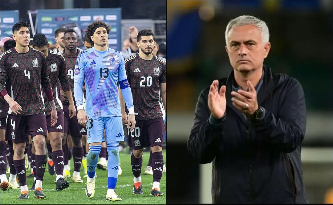 Seleccionados mexicanos y Mourinho. FOTOS: Imago7 / Captura