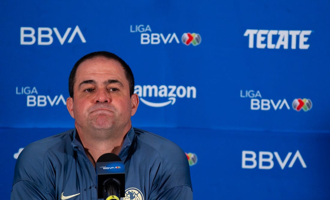 André Jardine en el Día de Medios, previo a la final del Clausura 2025 entre América y Toluca - Foto: Imago7