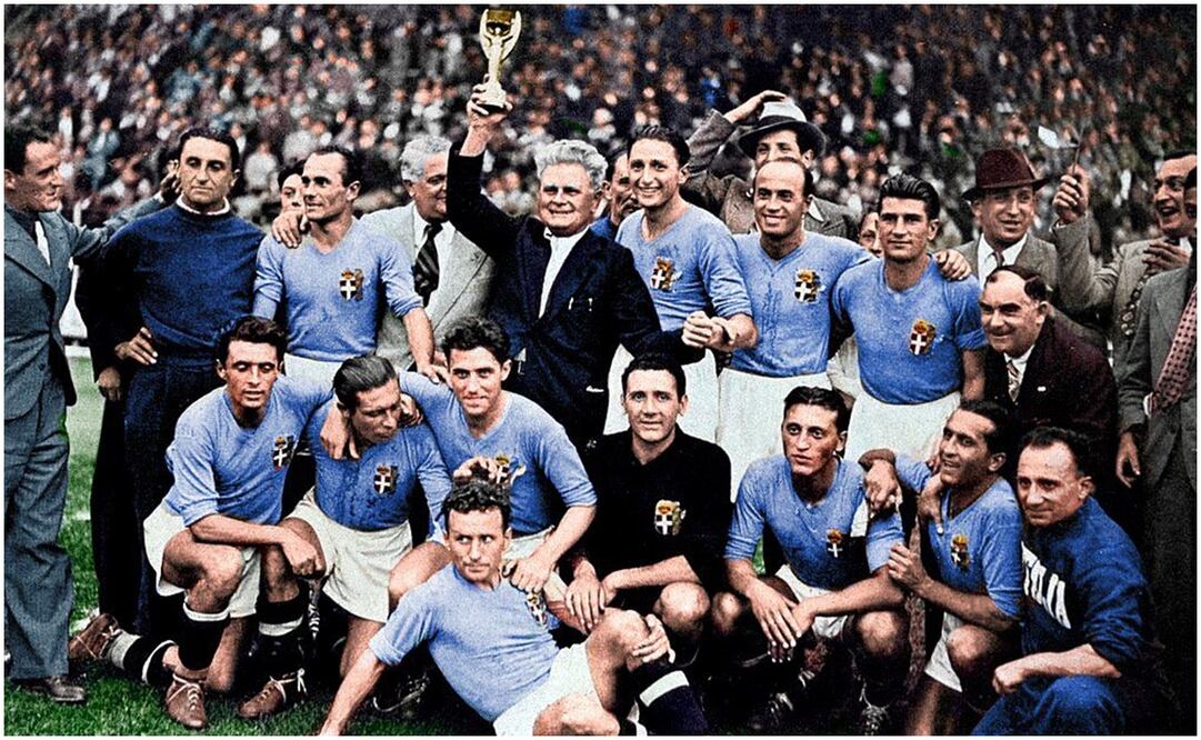 Italia campeón de 1938 Foto: nostalgiafutbol1