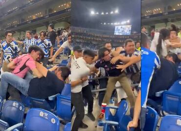 Aficionados de Rayados e Inter de Miami protagonizaron pelea en las gradas del Gigante de Acero