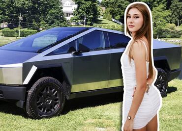 Tatiana Flores, jugadores de Tigres Femenil, presumió una nueva Tesla Cybertruck